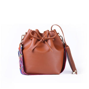 Strap Bucket Crossbody Bag