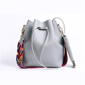 Strap Bucket Crossbody Bag